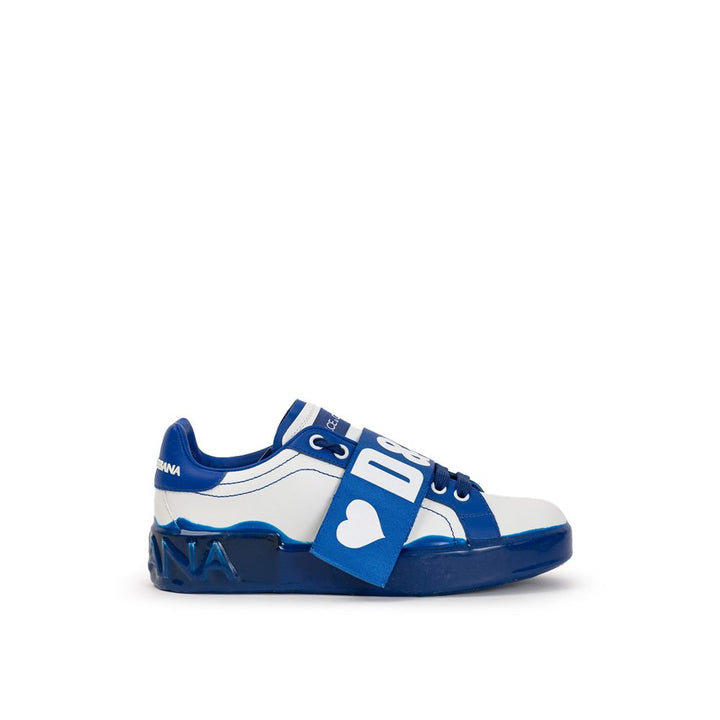 White Leather Low Top