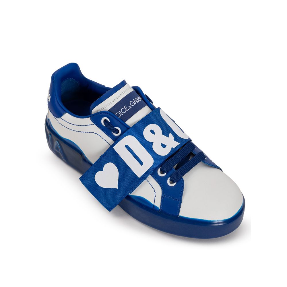 White Leather Low Top