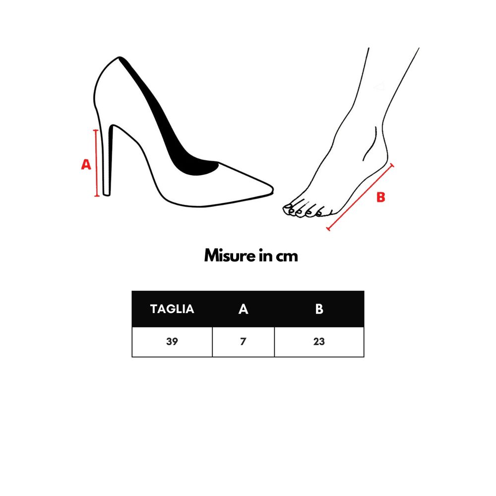 Orange Fabric And Leather Pump