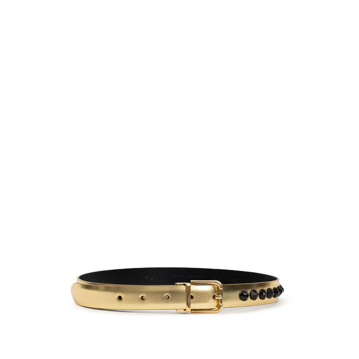 Gold Leather Belt