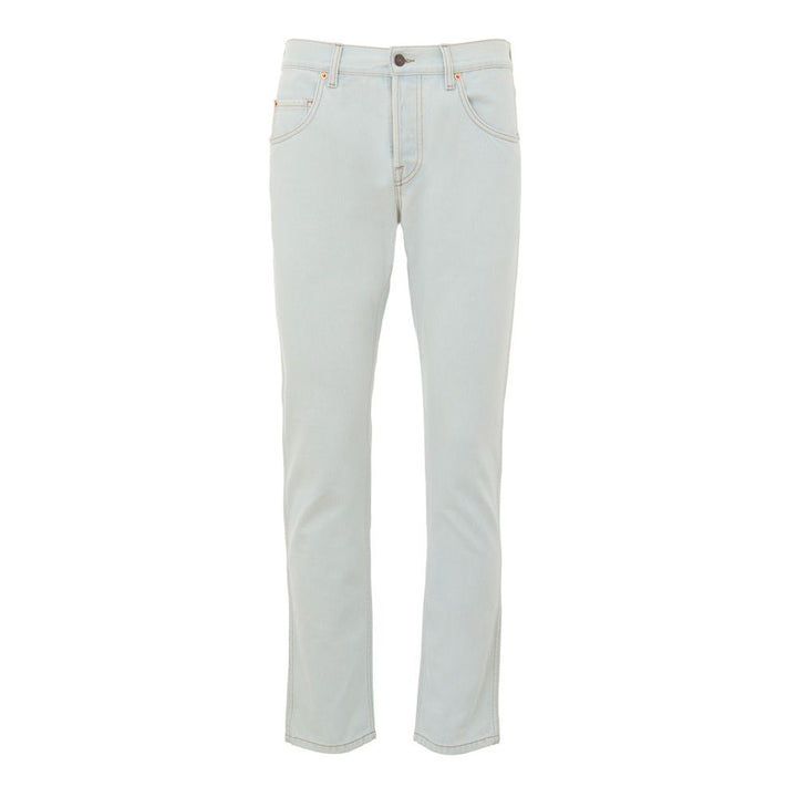 Blue Cotton Jeans Denim