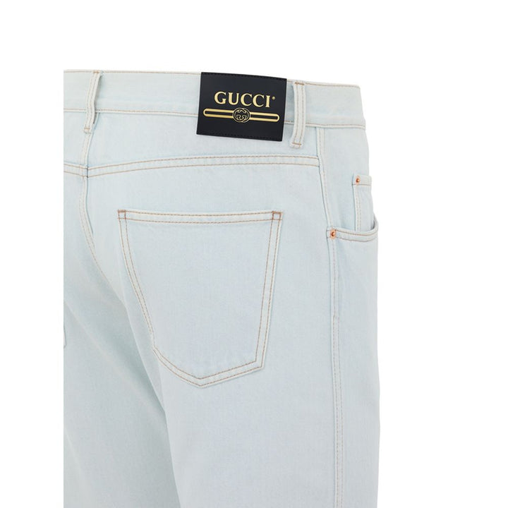 Blue Cotton Jeans Denim