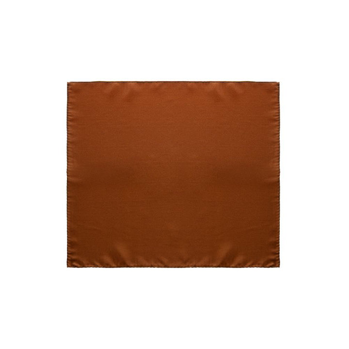 Brown Silk Pocket Square