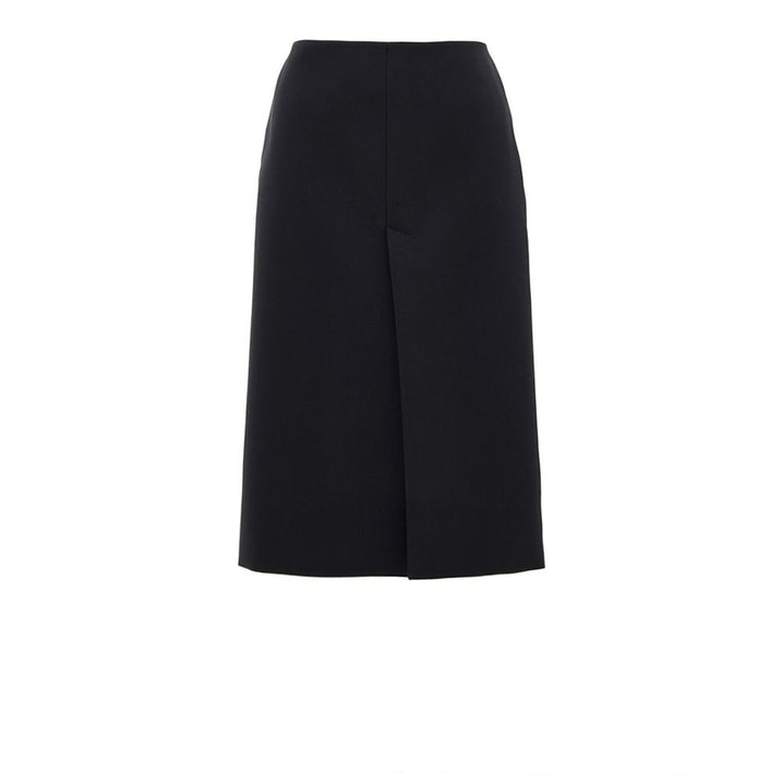 Black Wool Skirt