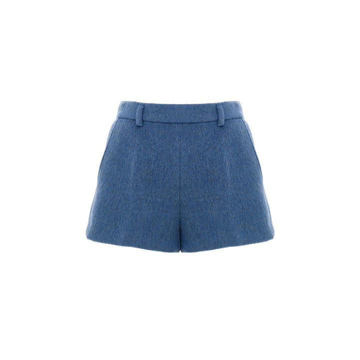 Blue Wool Short