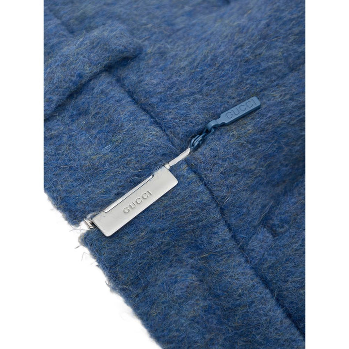 Blue Wool Short