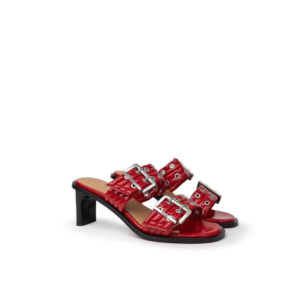 Red Leather Sandal
