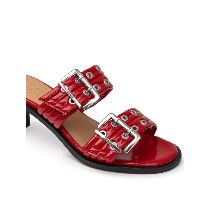 Red Leather Sandal