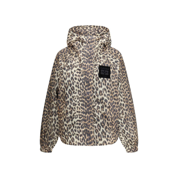 Leopard raincoat Jacket