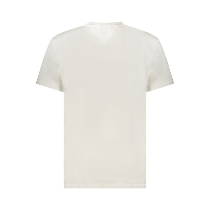 White Cotton Men T-Shirt