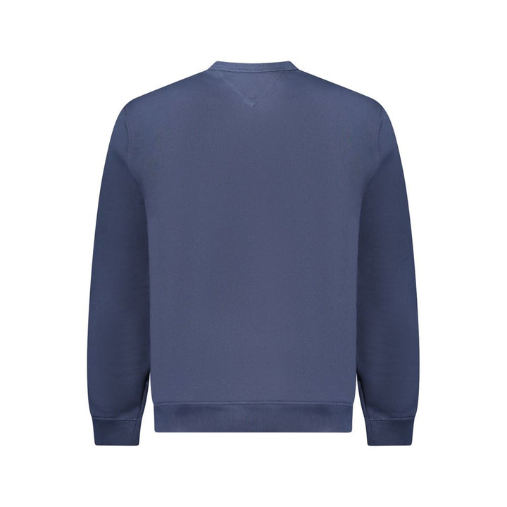 Blue Cotton Men Sweater