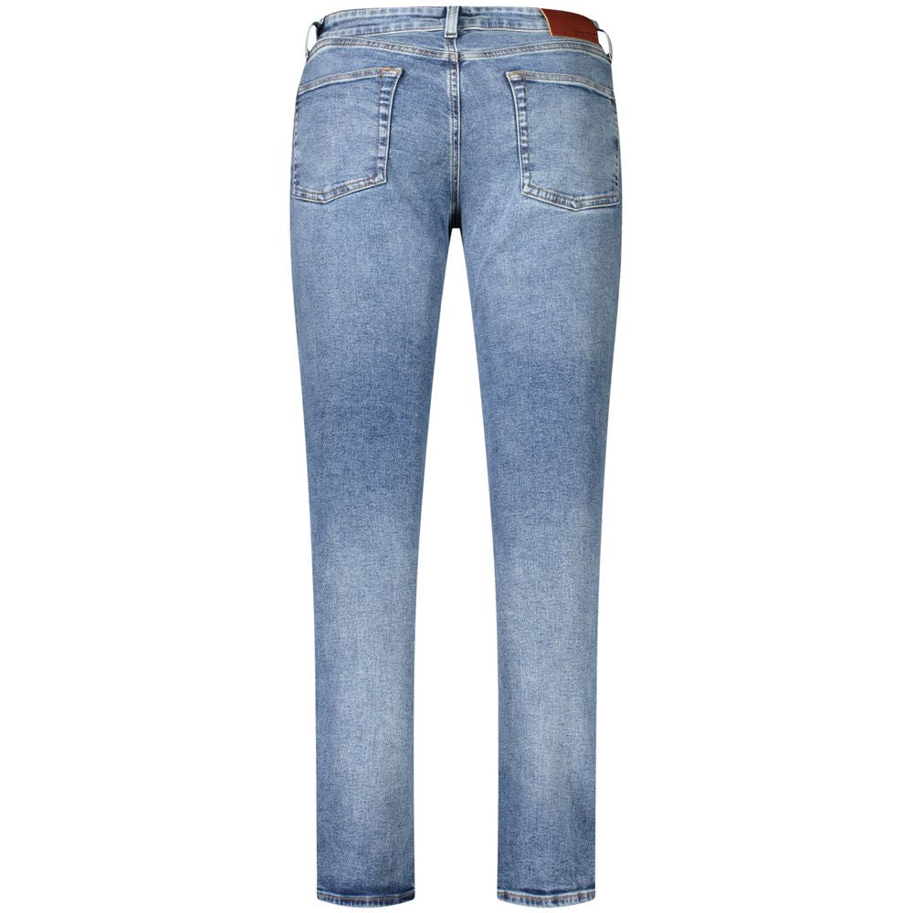 Blue Cotton Men Jeans