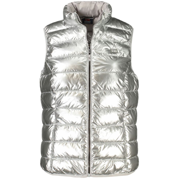 Gray Polyamide Women Jacket