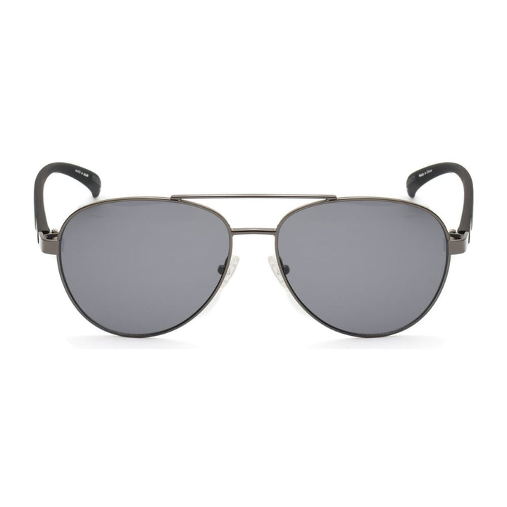 Gray Metal Sunglasses