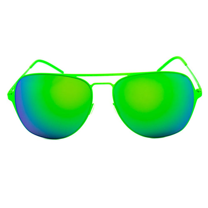 Green Metal Sunglasses