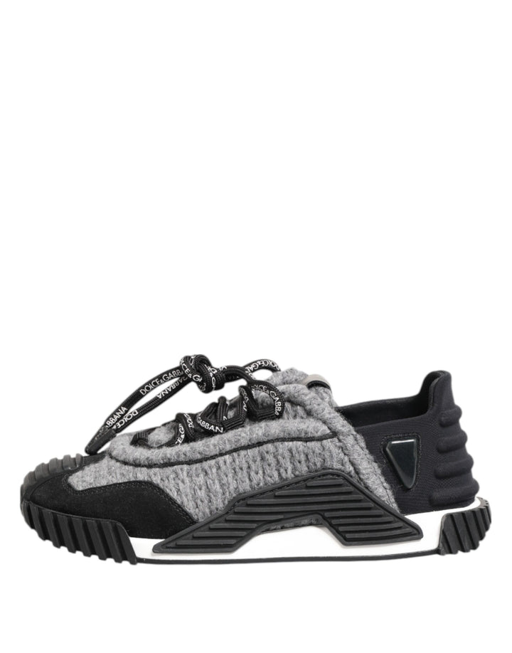 Black Gray NS1 Low Top Sneakers Shoes