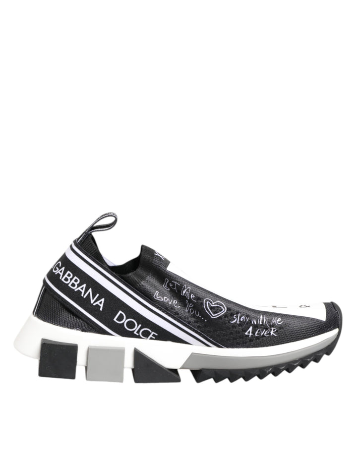 Black White Sorrento Low Top Sneakers Shoes