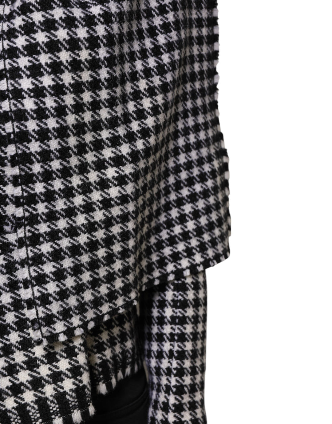 Multicolor Wool Monochrome Patterned Jacket