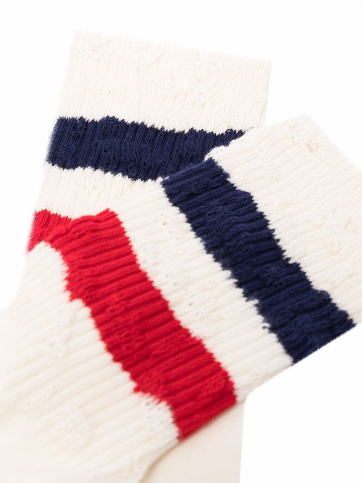 SOCKS HIGH RIB/STRIPES/RIPPED-7