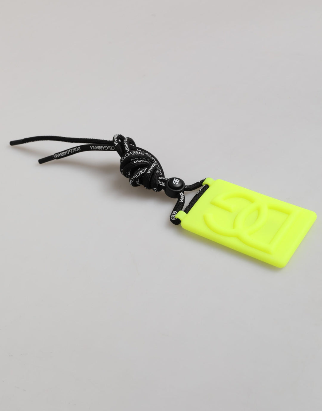 Yellow Green Rubber DG Embossed Adjustable Badge Holder