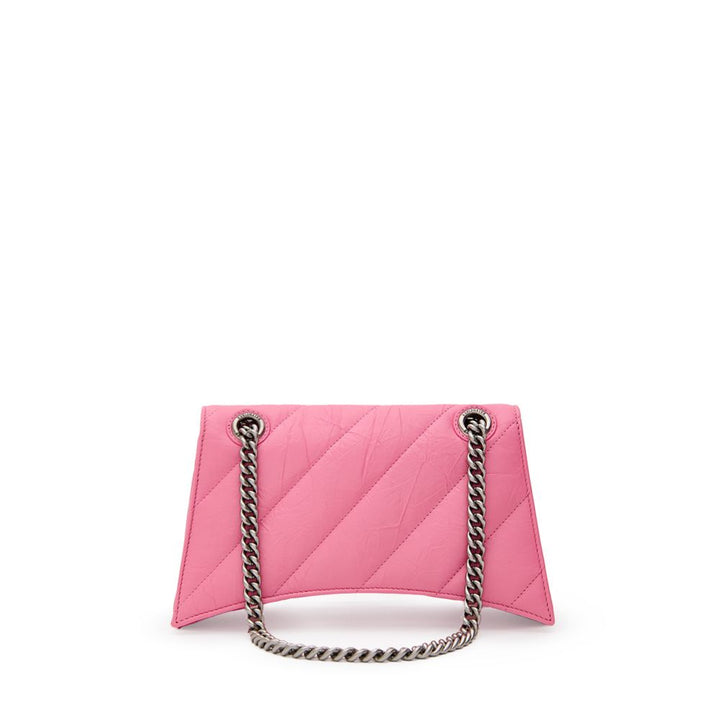 Pink Leather Shoulder Bag