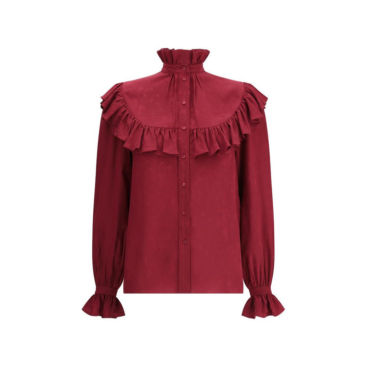 Silk Blouse with ruffles