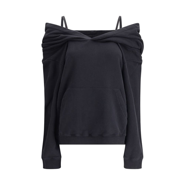 Cotton Sweatshirt with dropped shoulders