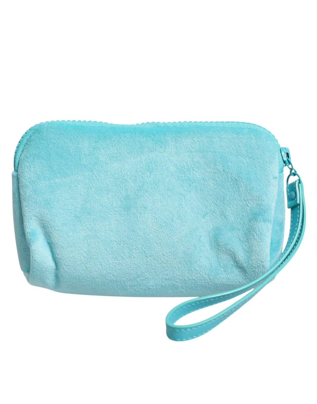 Light Blue Solid Logo Clutch Sunglasses Holder Pouch Bag