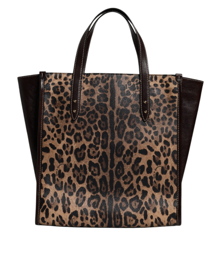 Multicolor Leopard Shopping Tote Shoulder WomenBorse Bag
