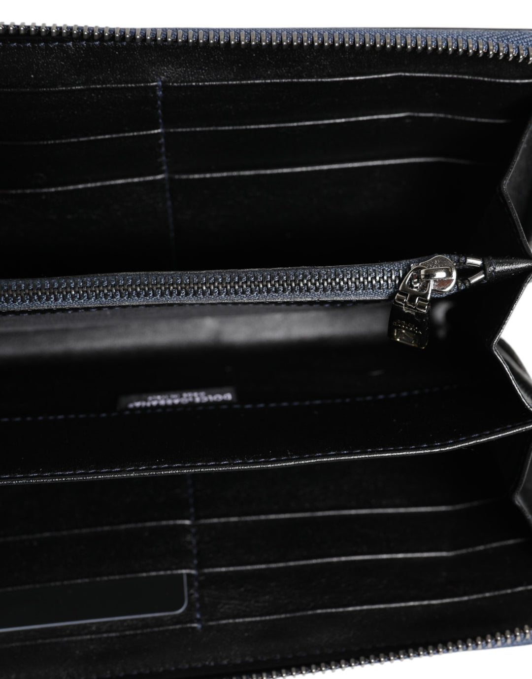 Black Blue Exotic Leather Men Continental Clutch Wallet