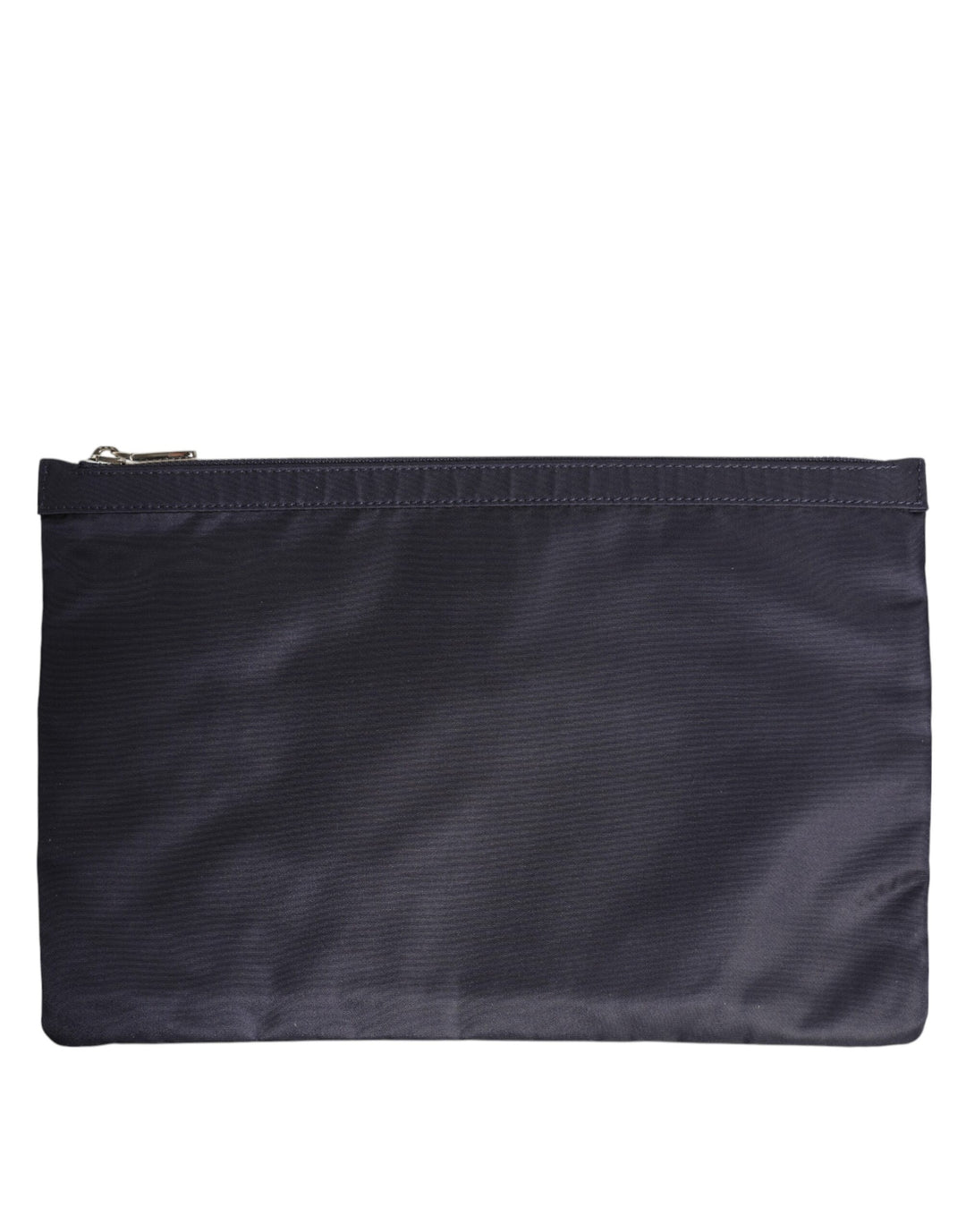 Blue DG Logo Patch Embellished Pouch Clutch Men Borse Bag