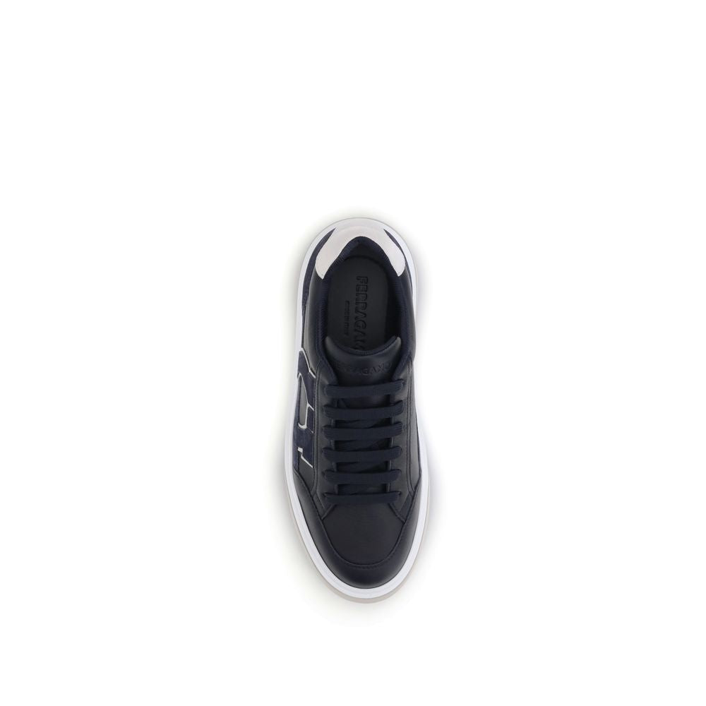Gancini leather Sneakers
