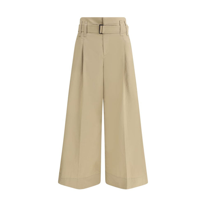 Pleated crop Pants