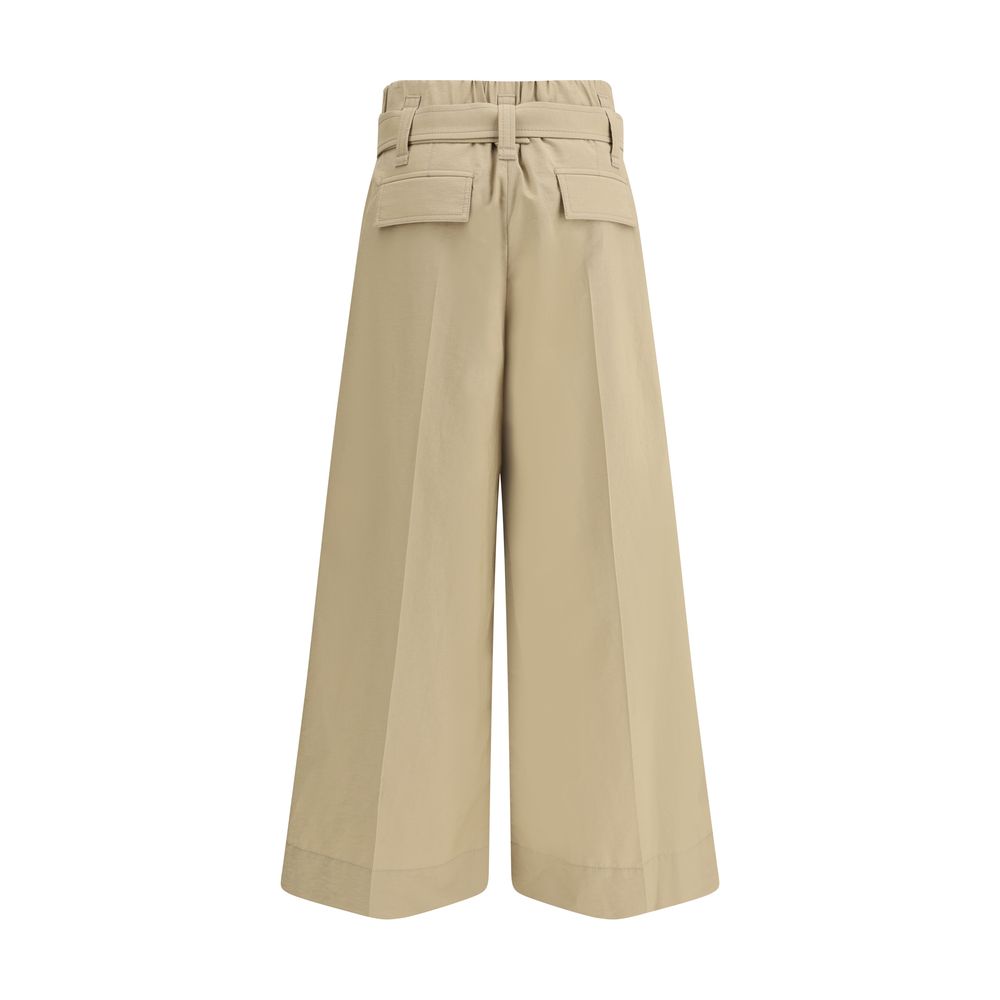 Pleated crop Pants