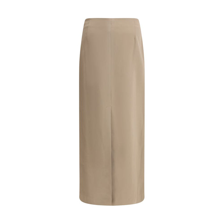 Satin midi Skirt