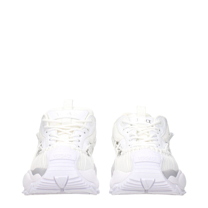 White Leather Athletic Sneakers