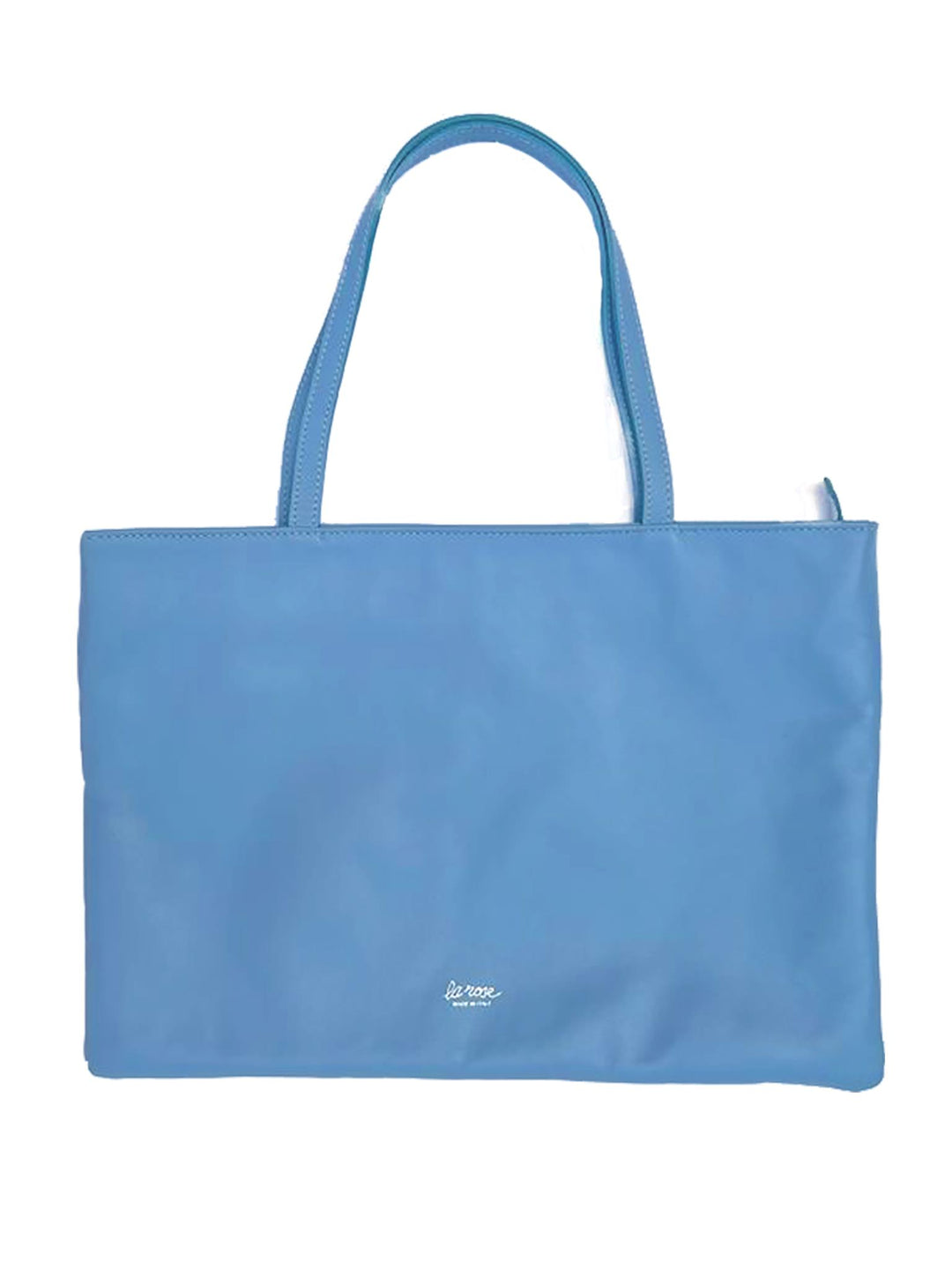 LA ROSE tote bag azzurro-4