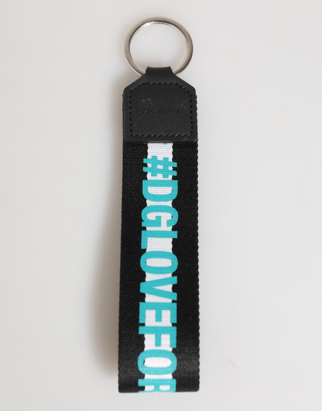 Multicolor Logo Polyester Brass Holder Keychain Keyring