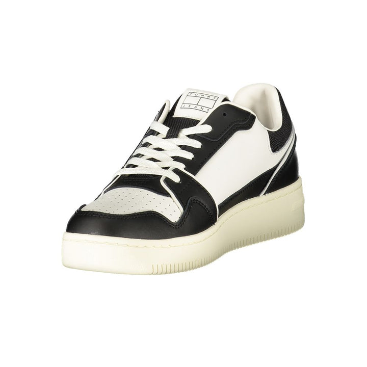 Black Polyester Sneaker