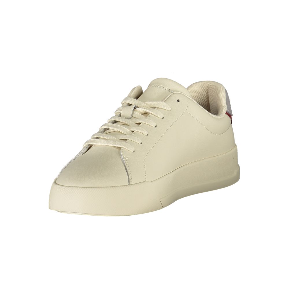 Beige Polyester Sneaker