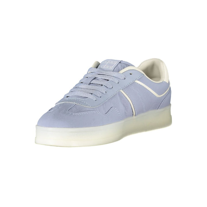 Blue Polyester Sneaker