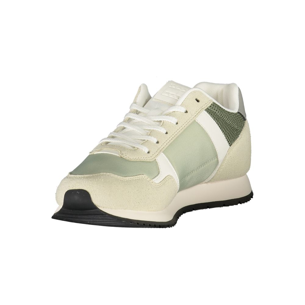 Green Polyester Sneaker
