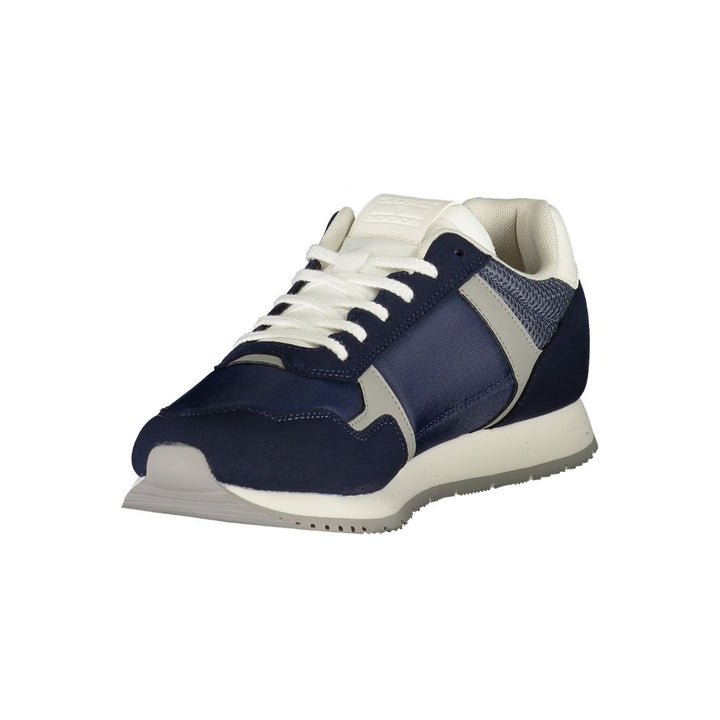 Blue Polyester Sneaker