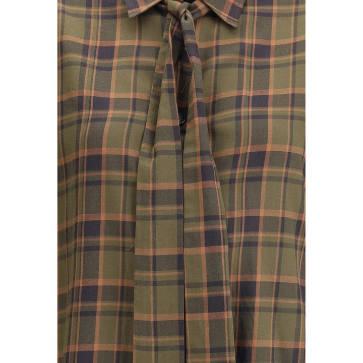 Cassandre check lavallière Shirt