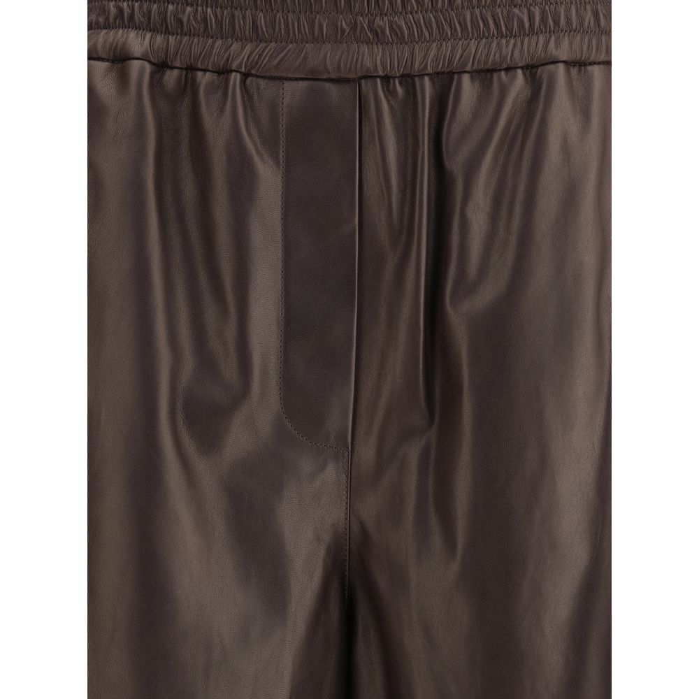 Lambskin nappa leather Pants