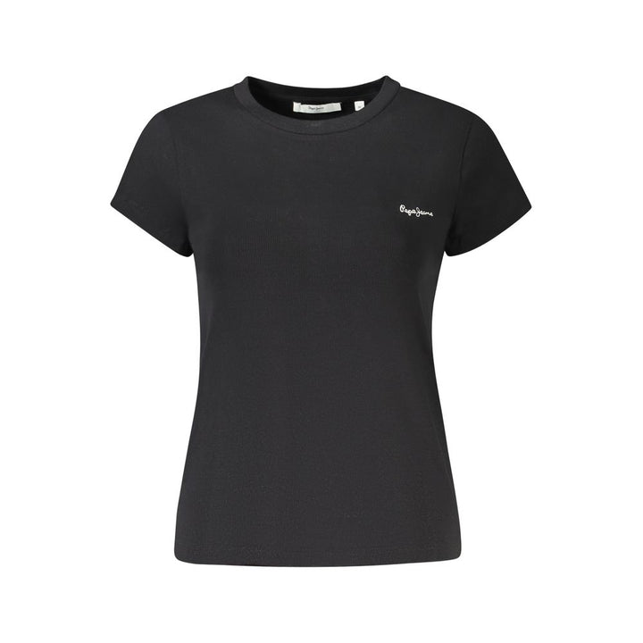 Black Cotton Tops & T-Shirt