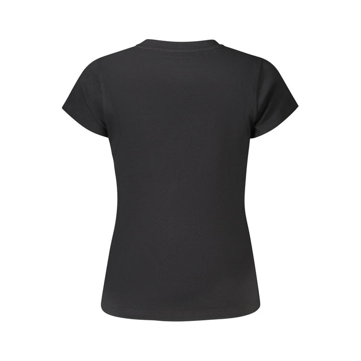 Black Cotton Tops & T-Shirt