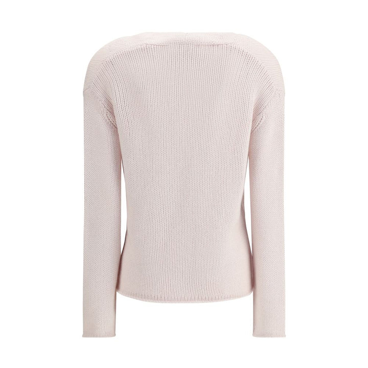 Forte_Forte White Wool Sweatshirt