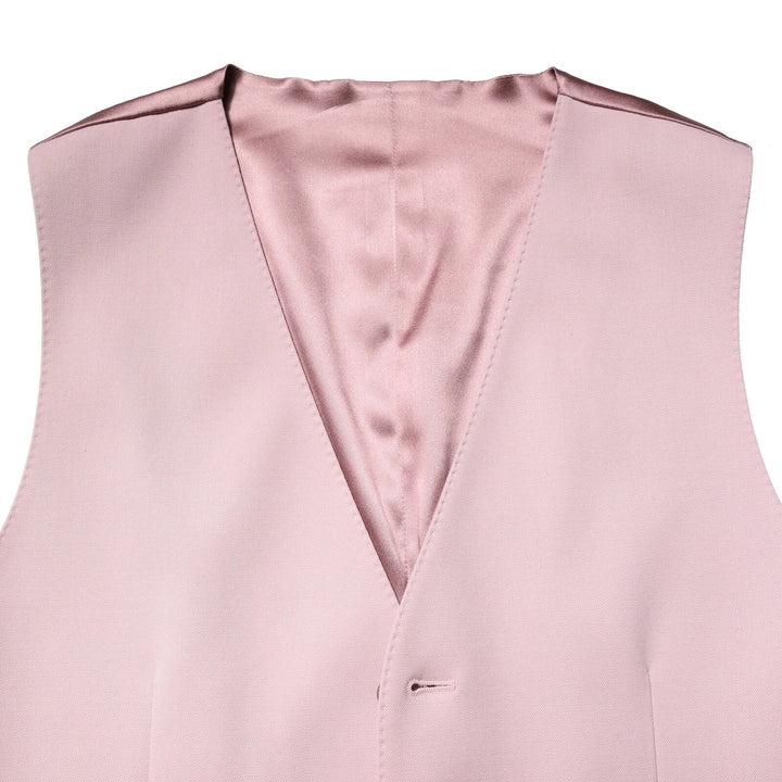 Pink Wool Dress Formal Men Waistcoat Vest