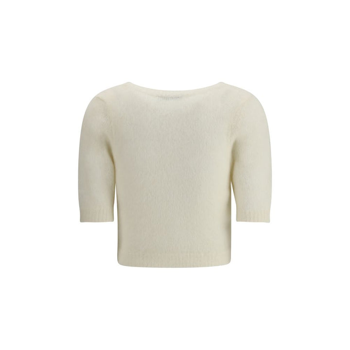 Short sleeve mohair Sweater